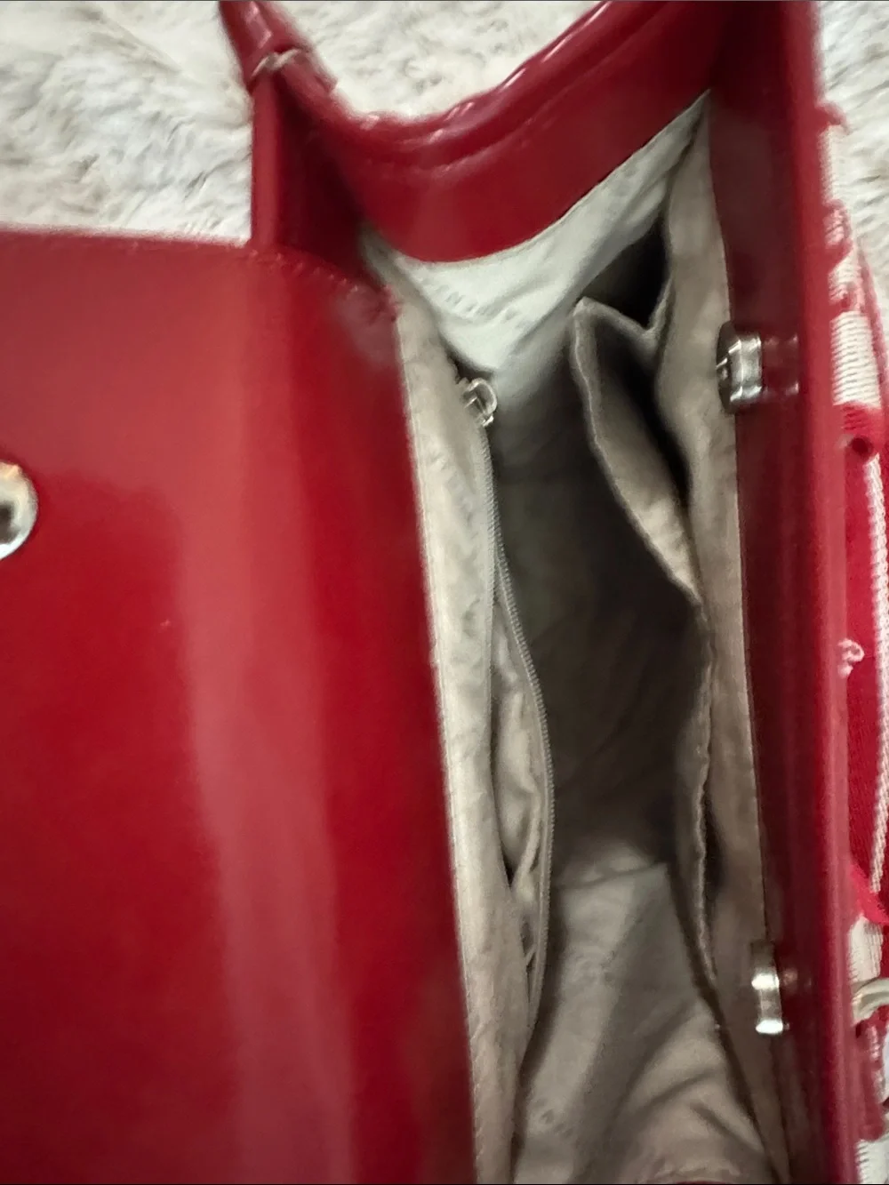 Steve Madden Red Crossbody Bag with Branded Detachable Strap